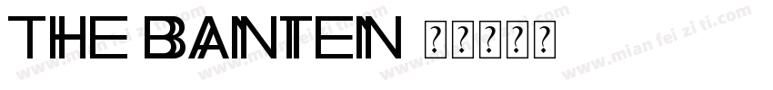 The Banten字体转换